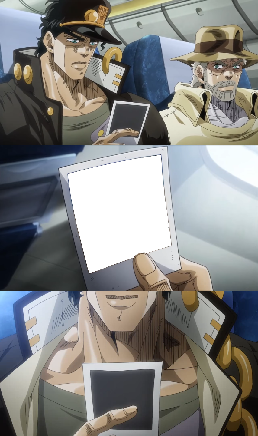 JoJo Blank Meme Template