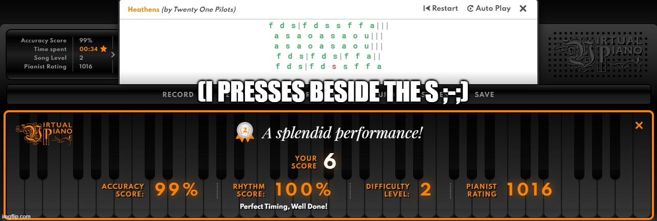 scile | (I PRESSES BESIDE THE S ;-;) | made w/ Imgflip meme maker