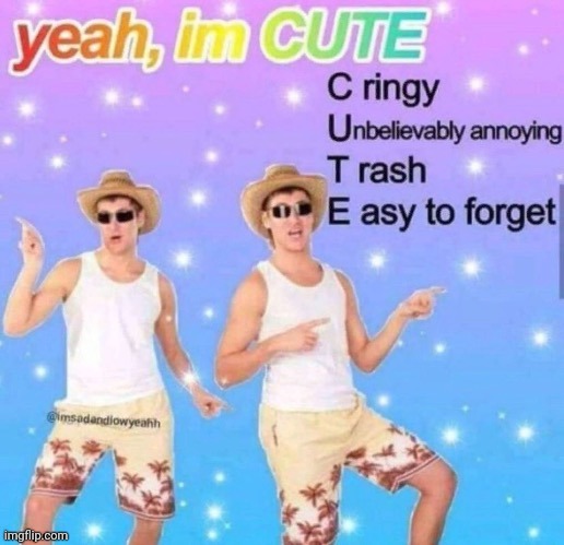 æts true | image tagged in yeah i'm cute | made w/ Imgflip meme maker