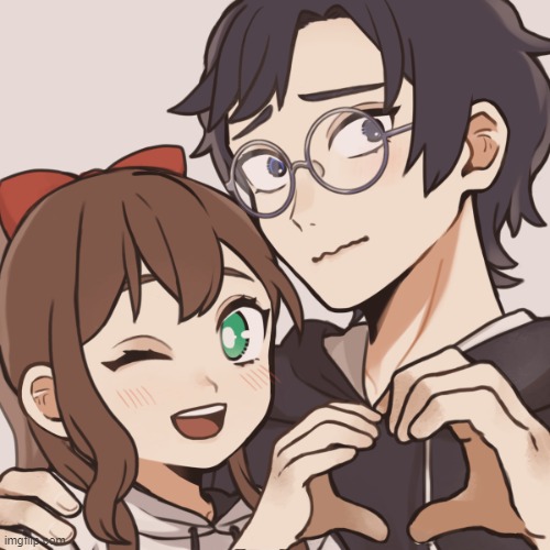 My 2 OCs Lilith and Philipp! | made w/ Imgflip meme maker