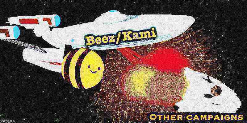 High Quality Beez/Kami propaganda deep-fried Blank Meme Template