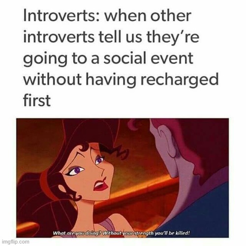 Introvert Recharge Power | image tagged in introvert,introverts | made w/ Imgflip meme maker