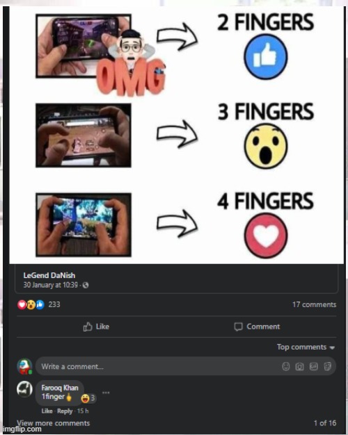 1 finger | image tagged in funny memes | made w/ Imgflip meme maker