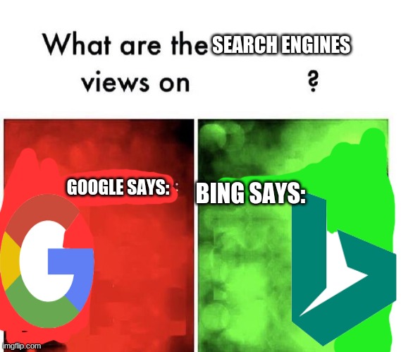 High Quality search engines Blank Meme Template
