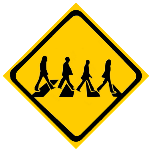 Abby Road sign Blank Meme Template