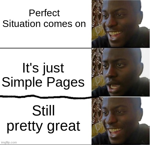 Weezer fans be like | Perfect Situation comes on; It's just Simple Pages; Still pretty great | image tagged in disappointed black guy,weezer,perfect situation,simple pages,green album,make believe | made w/ Imgflip meme maker