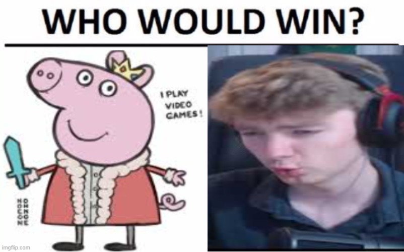 Dream SMP meme | image tagged in tommtinit vs king pig | made w/ Imgflip meme maker