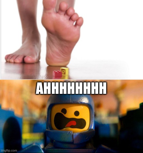AHHHHHHHH | image tagged in lego benny spaceship freak out | made w/ Imgflip meme maker