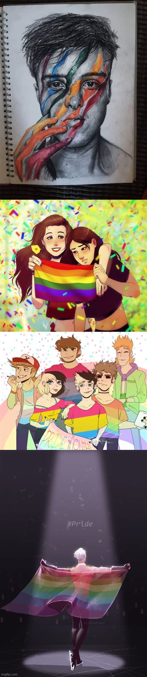 Just some pride art I liked :) | made w/ Imgflip meme maker