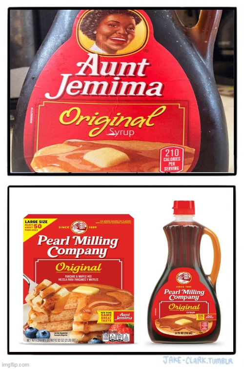 Eliminating an Icon is considered ''progress'' | image tagged in aunt jemima,black history month | made w/ Imgflip meme maker