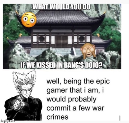 hehe | image tagged in anime,one punch man | made w/ Imgflip meme maker
