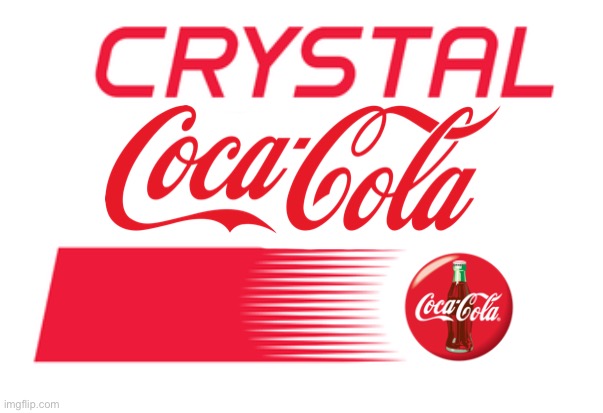 Crystal Coca-Cola (cursed image I made) | image tagged in coca cola,crystal pepsi,memes | made w/ Imgflip meme maker