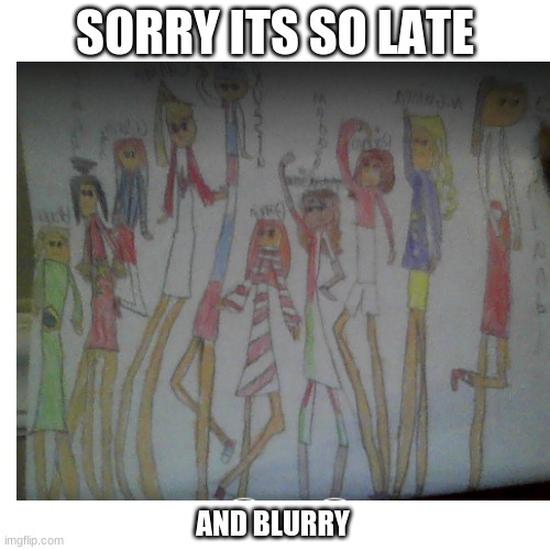 i finnay made the conturyhumans stream!(Day 3# of SDW) | SORRY ITS SO LATE; AND BLURRY | image tagged in drawings,memes | made w/ Imgflip meme maker