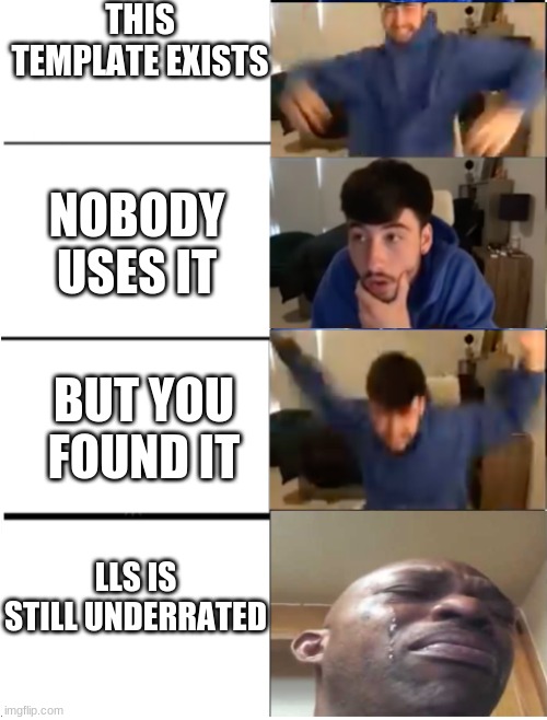 loveliveserve happy, shock, happy, sad | THIS TEMPLATE EXISTS; NOBODY USES IT; BUT YOU FOUND IT; LLS IS STILL UNDERRATED | image tagged in loveliveserve happy shock happy sad | made w/ Imgflip meme maker