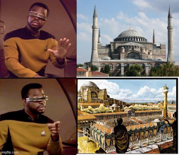 Hagia Sophia Cathedral VS Mosque | image tagged in constantinople,crusader,better than drake,christianity,islam,wtf | made w/ Imgflip meme maker