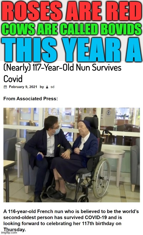 eyyy rhyme time | image tagged in covid-19,coronavirus,nun,survivor | made w/ Imgflip meme maker