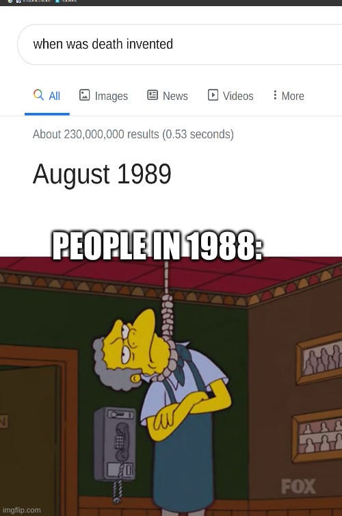 PEOPLE IN 1988: | image tagged in blank white template | made w/ Imgflip meme maker
