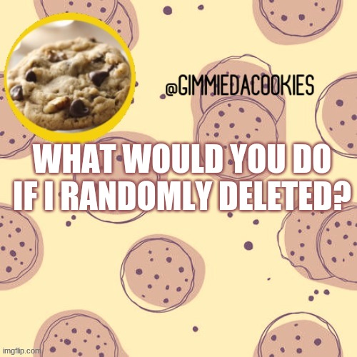 hm? | WHAT WOULD YOU DO IF I RANDOMLY DELETED? | image tagged in new template | made w/ Imgflip meme maker