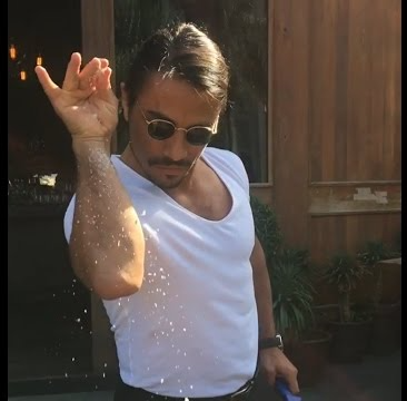 High Quality Salt guy Blank Meme Template