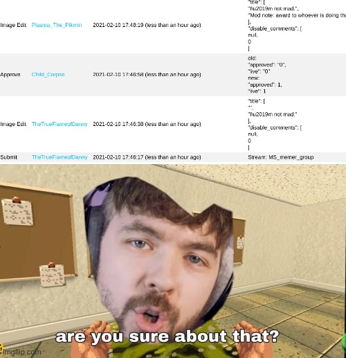 image tagged in pikman evidence,jacksepticeye are you sure about that | made w/ Imgflip meme maker