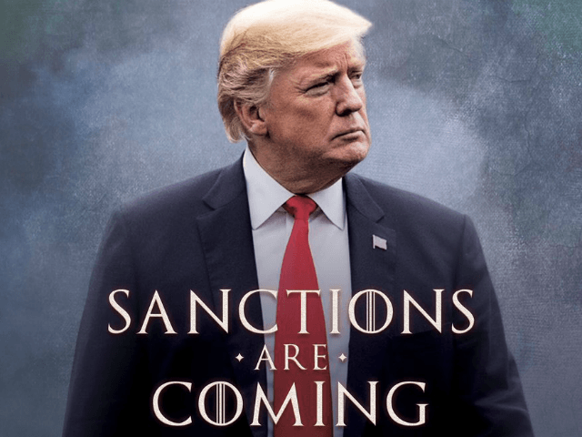 High Quality Trump Sanctions are coming Blank Meme Template