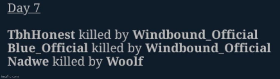 Did windbound just accidentally kill blue- | made w/ Imgflip meme maker