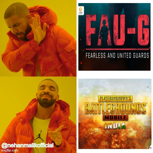 Indian Gamers | @nehanmalikofficial | image tagged in memes,drake hotline bling | made w/ Imgflip meme maker