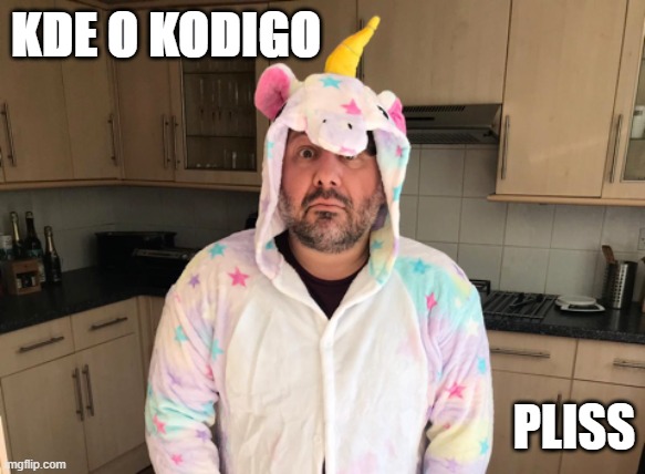 Cade o Cogigo | KDE O KODIGO; PLISS | image tagged in codigo,unicorn,unicornio,cade,please,pliss | made w/ Imgflip meme maker