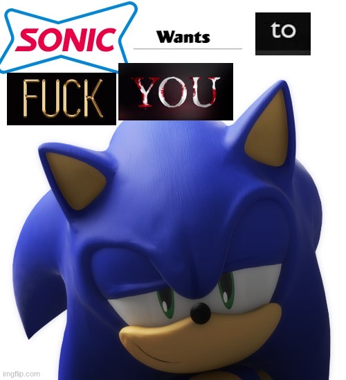 Dark Sonic Blank Template - Imgflip