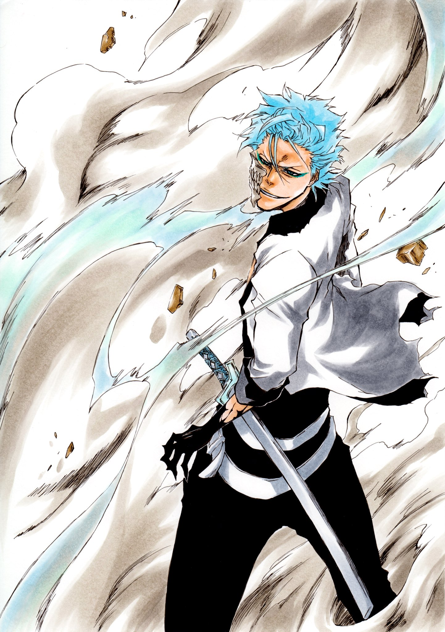 Grimmjow Jaegerjaquez Blank Meme Template