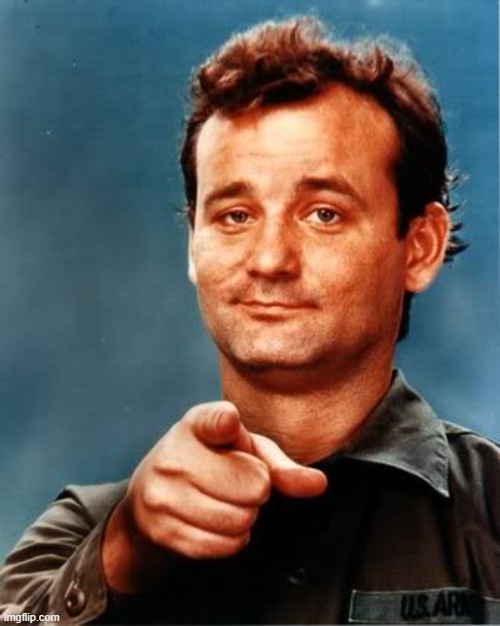 Bill Murray Pointing | image tagged in bill murray pointing | made w/ Imgflip meme maker
