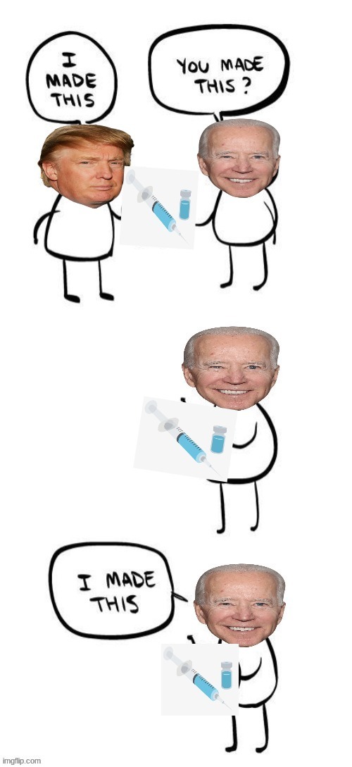 Don and joe | image tagged in joe biden,donald trump,vaccines,covid,i made this | made w/ Imgflip meme maker