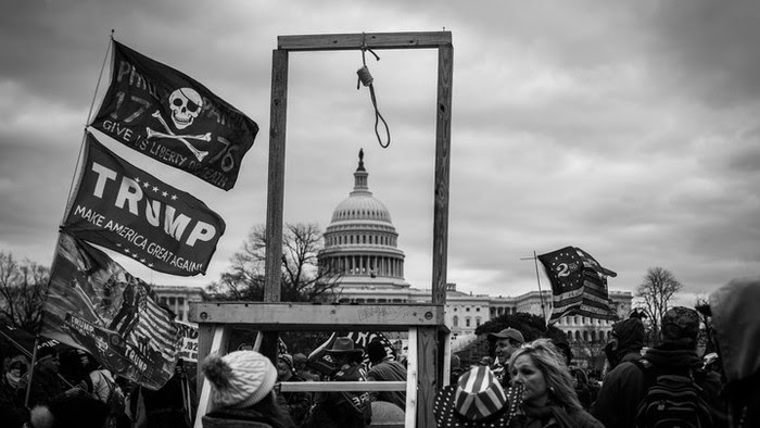 Capitol Hill riot gallows Blank Meme Template