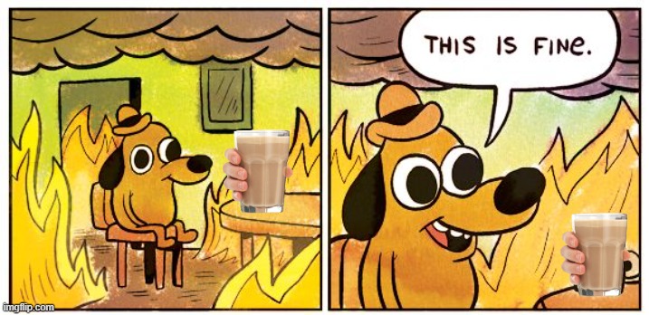 I guess it's fine. Don't get it, but it's fine. | image tagged in memes,this is fine | made w/ Imgflip meme maker