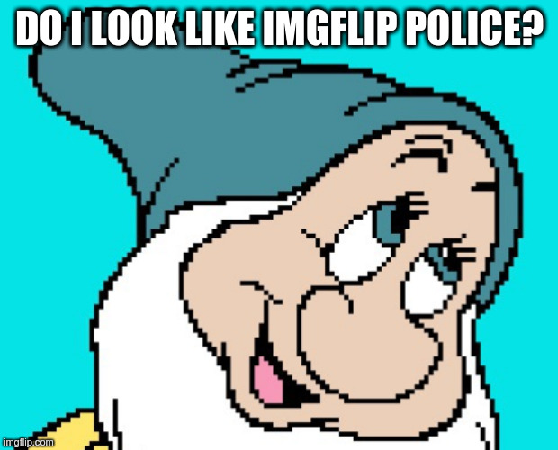 Oh go way | DO I LOOK LIKE IMGFLIP POLICE? | image tagged in oh go way | made w/ Imgflip meme maker