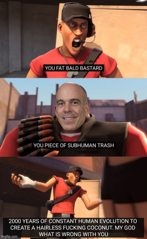 I hate Doug Bowser | image tagged in team fortress 2,nintendo,trash,bullshit,cease and desist | made w/ Imgflip meme maker