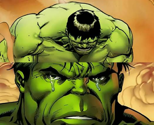 Hulk sad Blank Meme Template