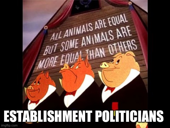 Animal Farm 2021 | ESTABLISHMENT POLITICIANS | image tagged in animal farm pigs | made w/ Imgflip meme maker