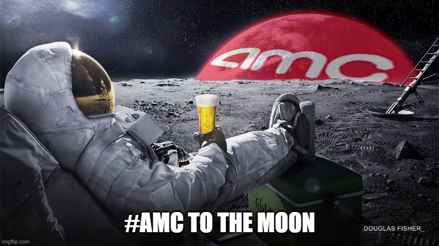 #AMC TO THE MOON | made w/ Imgflip meme maker