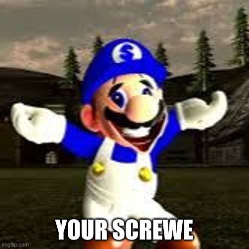 your screwed | YOUR SCREWE | image tagged in your screwed | made w/ Imgflip meme maker