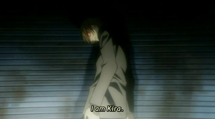 High Quality Death Note Light Yagami I am Kira Blank Meme Template