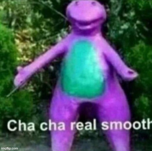 Cha Cha Real Smooth | image tagged in cha cha real smooth | made w/ Imgflip meme maker