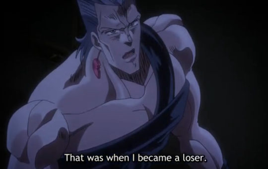 Polnareff That was when I became a loser Blank Meme Template
