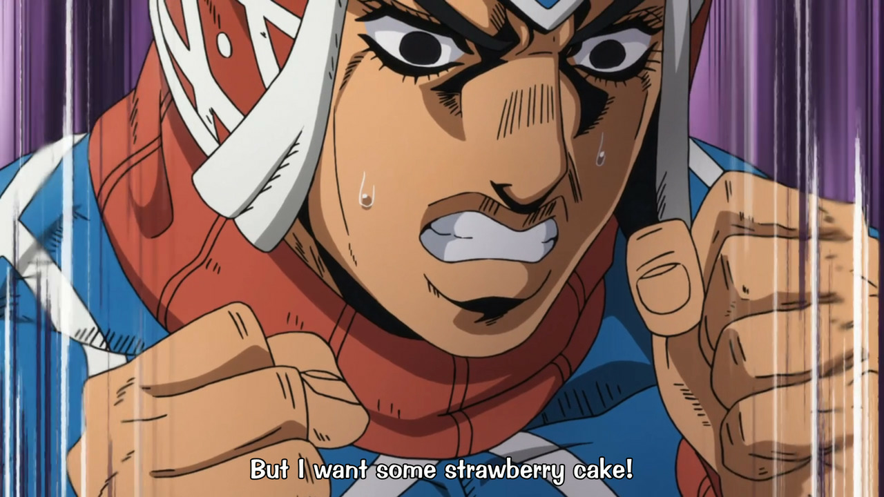 High Quality Guido Mista But I want some strawberry cake! Blank Meme Template