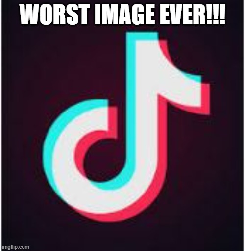 TIK TOK SUCKS!!! | WORST IMAGE EVER!!! | image tagged in tik tok | made w/ Imgflip meme maker