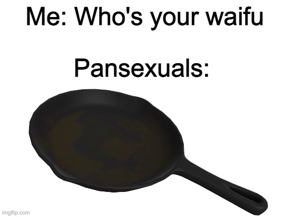 Pan Waifu | Me: Who's your waifu; Pansexuals: | image tagged in anime meme,anime | made w/ Imgflip meme maker
