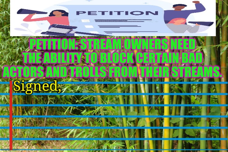 High Quality Petition template Blank Meme Template