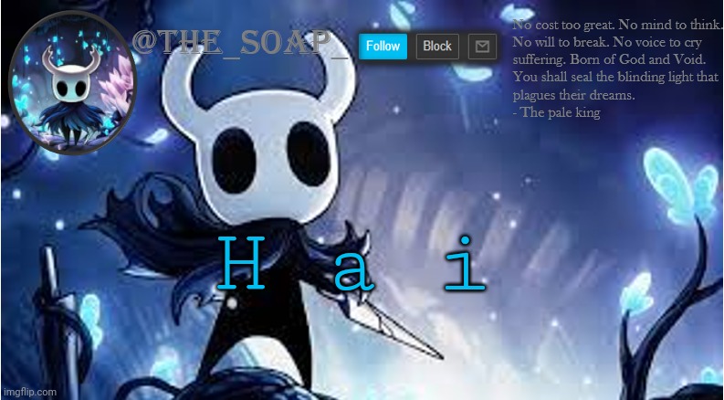 Soap | H a i | image tagged in soap | made w/ Imgflip meme maker