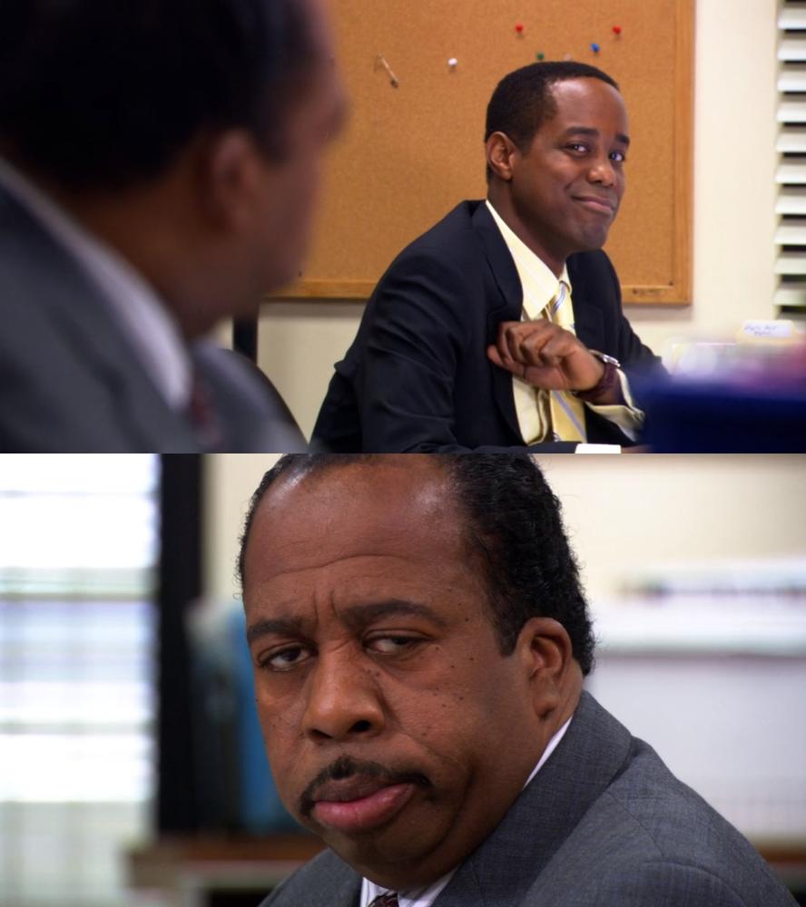 High Quality Stanley and Martin Blank Meme Template
