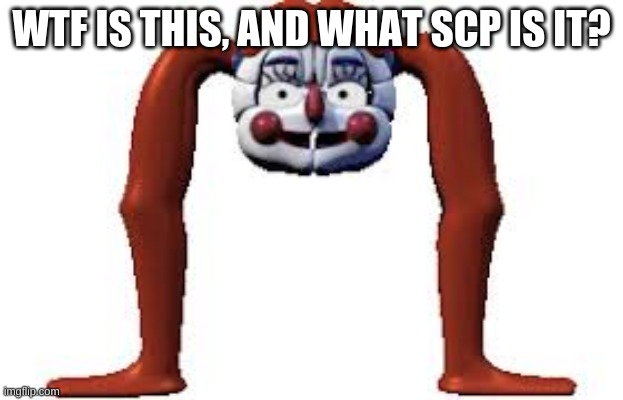 WHAT SCP IS THIS? | image tagged in fnaf | made w/ Imgflip meme maker